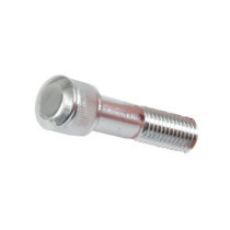 Push-in mushroom allen head plugs 1/4". Chrome