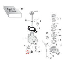 OIL FITTING ADAPTER, 90 DEGREE. CHROME