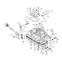 OIL FITTING ADAPTER, 90 DEGREE. CHROME