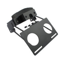 Fat Bob taillight / license plate bracket. Black