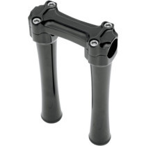 BONE BAR CLAMP AND RISER 8" BLACK