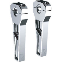 Risers - 1" Clamping - 6" Rise - Chrome