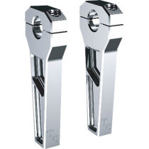 Risers - 1-1/8" Clamping - 6" Rise - Chrome