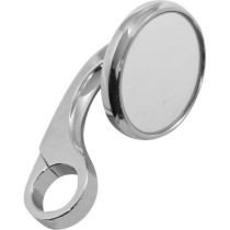 MIRROR CLAMP-ON SHOOTER 1" HANDLEBARS CHROME