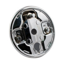 Rear hydraulic brake backing plate, chrome