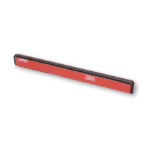 Universal B-Seen reflector. Rectangular. 123x13mm. Red