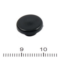 Mushroom style push on bolt covers 1/4" allen size. Black