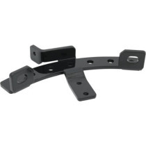  Coil And Ignition Key Relocation Kit Cylinder Bracket with Coil and Ignition Key Relocation Kit Black Powder Coated 