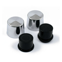 SmoothTopps, push-on bolt cover set. Chrome