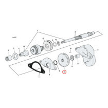 Gear, starter shaft