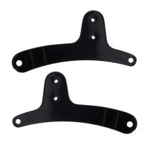 Sissybar side plates rigid mount