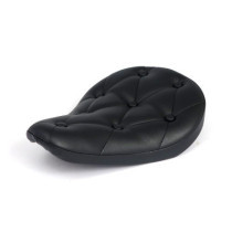 Fitzz, custom solo seat. Black/rivets. Small. 4cm thick