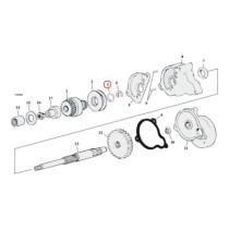 Retaining rings, starter shaft