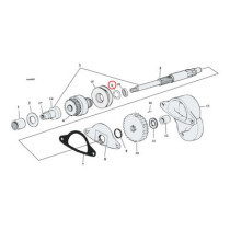 Retaining rings, starter shaft