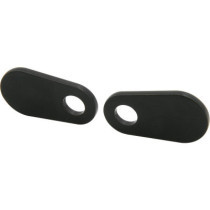  Turn Signal Mounting Plate Black Powder Coated 