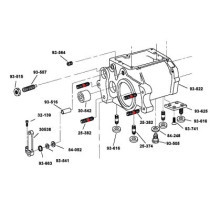  STUDS-4 SPD TRANS CASE/INR.PRI Mounting Studs 