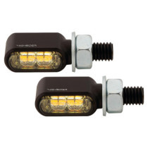  Little Bronx LED Turn Signal/Position Light Black Tinted LED 