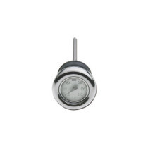  Temperature Gauge Dipstick, Chrome with White Fahrenheit Gauge Oil Temperature Gauge 