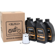  High Performance 5 Liter SAE20W50 Engine Oil Change Kit Chrome Oil Filter 