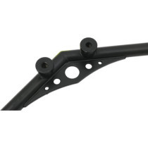  Bonanza Flat Handlebar Black Powder Coated 1" 