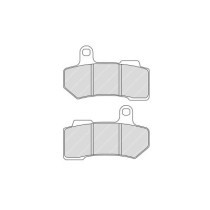  Sintered Replacement Brake Pads Sinter Rear 