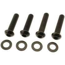  Shock Screw Kits Gloss Black Powder Coated 