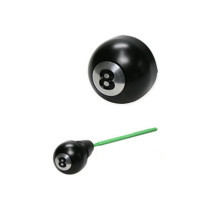  8-Ball Oil Tank Plug Cap Black 