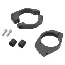  Turn Signal Fork Clamp Set 41mm Fork Mount Black 