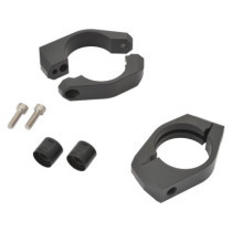  Turn Signal Fork Clamp Set 41mm Fork Mount Black 