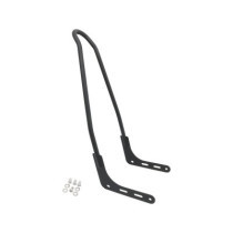  Tall Rigid Curved Sissy Bar Matte Black Powder Coated 