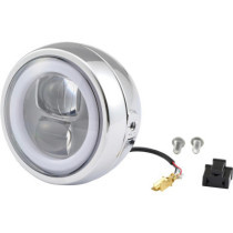  Capsule 120 4 1/2" Scheinwerfer Chrome LED 