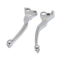  Skull Hand Control Replacement Lever Chrome Cable Clutch 