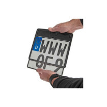  Inside License Plate Base Plate Danish Size 165x240mm Black 