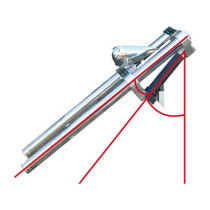  Triple Tree, 13°, For 41,2mm Outer Tube, Contains Weld On Steering Lock, Aluminum, Polished Triple Tree Kit 