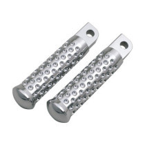  Dimpled Foot Pegs Passenger Pegs Chrome 