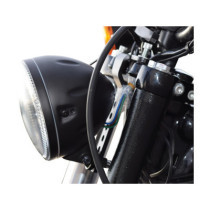  Small Headlight Relocation Bracket Black Powder Coated 