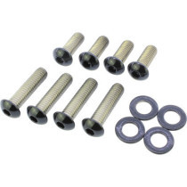  Fender Strut Screw Kits Supplied are 8 screws and 4 washers Gloss Black Powder Coated 