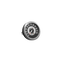  41-45 FL-Style Speedometer Scale: 120 mph  Scale Color: black/silver  Ratio 1:1 