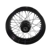  OEM Style 40-Spoke Wheels Black 16" 3,00" Non-ABS Front 