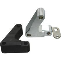  Forward Control Spacer Bracket 30 mm, Includes Stainless Steel Kickstand Spring Bracket Black Left 