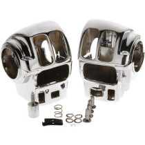  96-up Style Switch Housing Kit For models with radio and cruise control Chrome 1" 