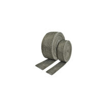  Insulating Exhaust Wrap 1" x 1/16" x 50 Ft. Roll Platinum 