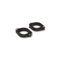  Turn Signal Bracket For 35 - 37 mm fork tubes Black 