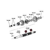  BRG.C/SHFT&amp M/SHFT B/T 5SP TRAN 