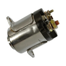  Solenoid, Chrome Starter Solenoid Dual Bracket 