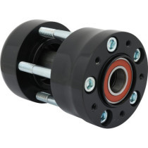  Rear Wheel Hub Black Non-ABS Single Flange 