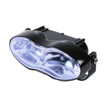  Wave High Beam and Fog Light Blue Lens Black H3 