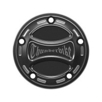  Torque Point Cover With Thunderbike Logo, 2-hole Bi-Color Anodized 