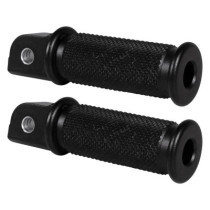  Passenger Footpegs Rubber Design Black 