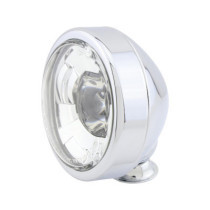  4" High Beam Headlight Chrome LED 